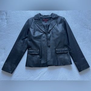Women's Black Leather Jacket